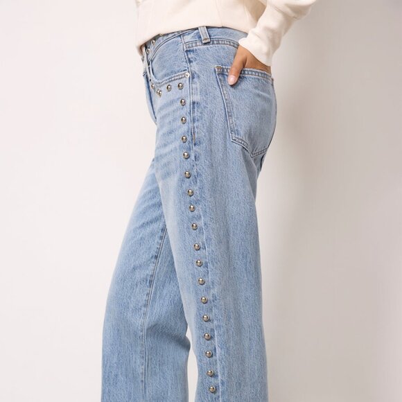 Pistola Lexi Studded Mid Rise Jeans 28 - Picture 3 of 3